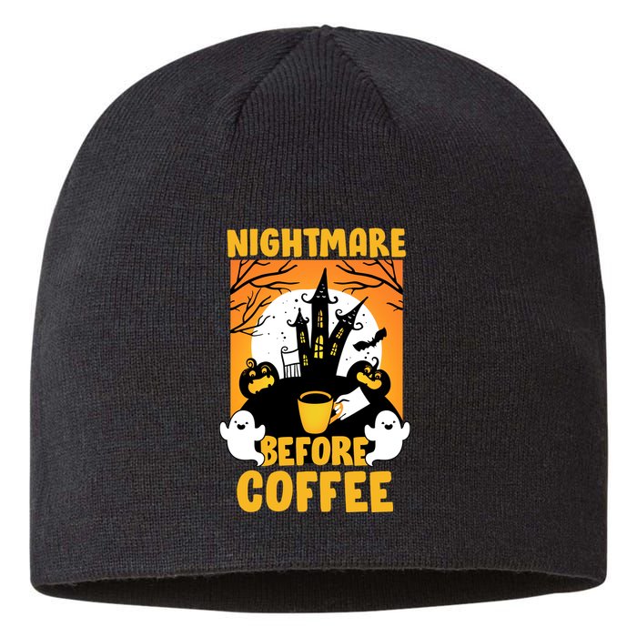 Nightmare Before Coffee Sustainable Beanie