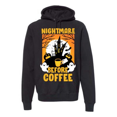 Nightmare Before Coffee Premium Hoodie