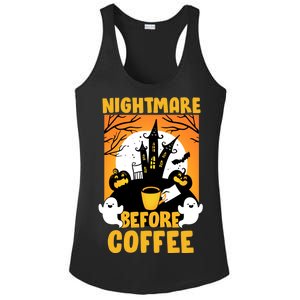 Nightmare Before Coffee Ladies PosiCharge Competitor Racerback Tank