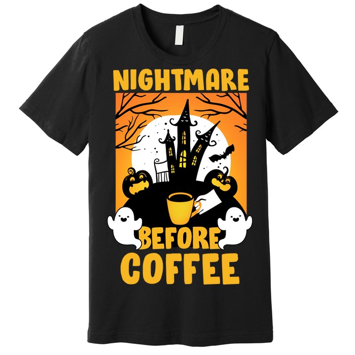 Nightmare Before Coffee Premium T-Shirt