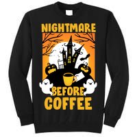 Nightmare Before Coffee Tall Sweatshirt