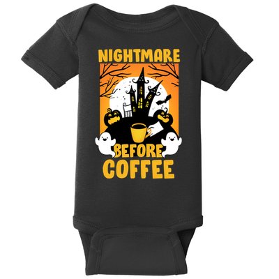 Nightmare Before Coffee Baby Bodysuit