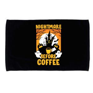 Nightmare Before Coffee Microfiber Hand Towel