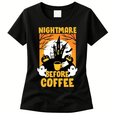 Nightmare Before Coffee Womens T-Shirt