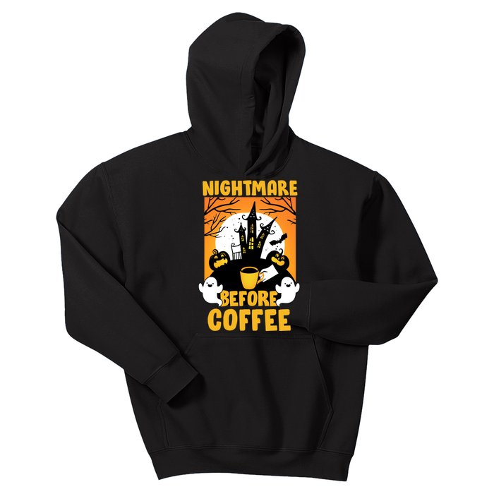 Nightmare Before Coffee Kids Hoodie