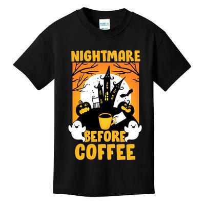 Nightmare Before Coffee Kids T-Shirt