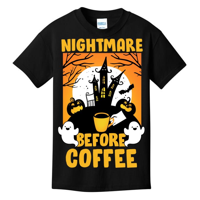 Nightmare Before Coffee Kids T-Shirt