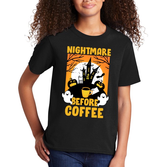 Nightmare Before Coffee Kids T-Shirt