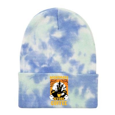 Nightmare Before Coffee Tie Dye 12in Knit Beanie