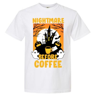 Nightmare Before Coffee Garment-Dyed Heavyweight T-Shirt