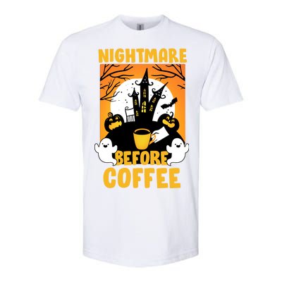 Nightmare Before Coffee Softstyle CVC T-Shirt