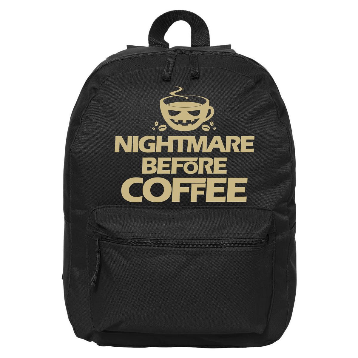 Nightmare Before Coffee Halloween 16 in Basic Backpack