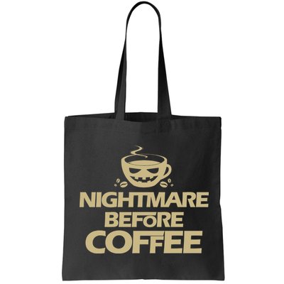 Nightmare Before Coffee Halloween Bag