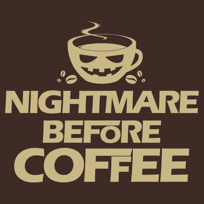 Nightmare Before Coffee Halloween Cooling Performance Crew T-Shirt