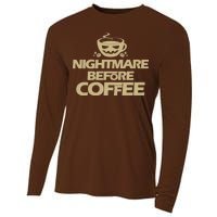 Nightmare Before Coffee Halloween Cooling Performance Long Sleeve Crew