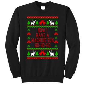 Now I Have A Machine Gun Ho Ho Ho Die Hard Quote Ugly Christmas Sweater Sweatshirt