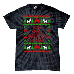 Now I Have A Machine Gun Ho Ho Ho Die Hard Quote Ugly Christmas Sweater Tie-Dye T-Shirt