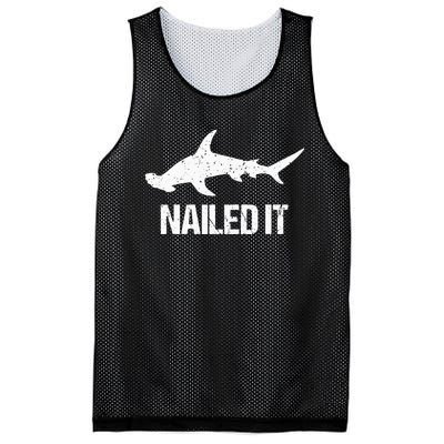 Nailed It Hammerhead Shark Tee Funny Shark Mesh Reversible Basketball Jersey Tank