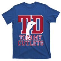 Ny Italian Hand Gesture Tommy Cutlets Football Quarterback Trendy Design T-Shirt