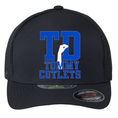 Ny Italian Hand Gesture Tommy Cutlets Football Flexfit Unipanel Trucker Cap