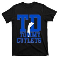 Ny Italian Hand Gesture Tommy Cutlets Football T-Shirt