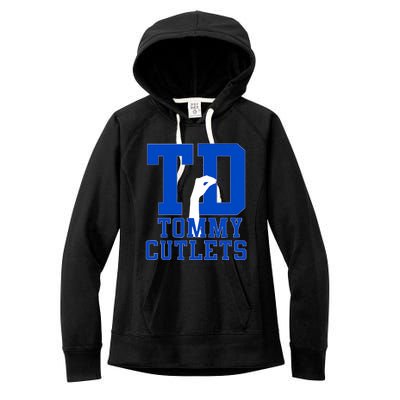 Ny Italian Hand Gesture Tommy Cutlets Football Women's Fleece Hoodie