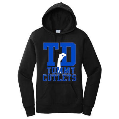 Ny Italian Hand Gesture Tommy Cutlets Football Women's Pullover Hoodie