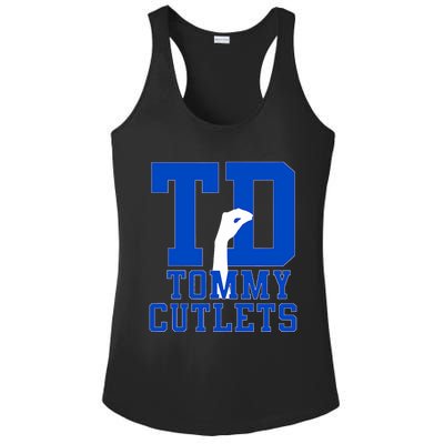 Ny Italian Hand Gesture Tommy Cutlets Football Ladies PosiCharge Competitor Racerback Tank