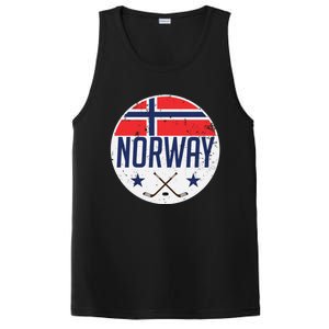 Norway Ice Hockey Flag Jersey Supporter Nordic Fan Gift Cool Gift PosiCharge Competitor Tank