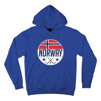 Norway Ice Hockey Flag Jersey Supporter Nordic Fan Gift Cool Gift Hoodie