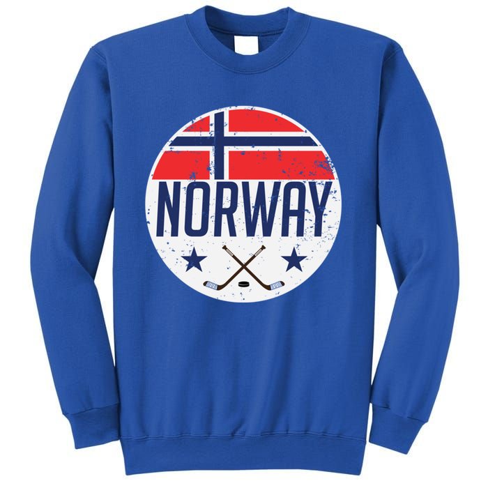 Norway Ice Hockey Flag Jersey Supporter Nordic Fan Gift Cool Gift Sweatshirt