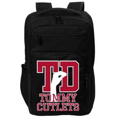 Ny Italian Hand Gesture Tommy Cutlets Football Quarterback Impact Tech Backpack