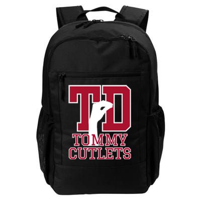 Ny Italian Hand Gesture Tommy Cutlets Football Quarterback Daily Commute Backpack