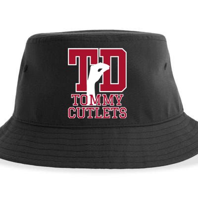 Ny Italian Hand Gesture Tommy Cutlets Football Quarterback Sustainable Bucket Hat