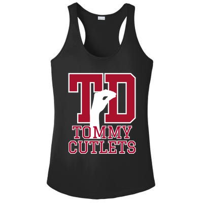 Ny Italian Hand Gesture Tommy Cutlets Football Quarterback Ladies PosiCharge Competitor Racerback Tank