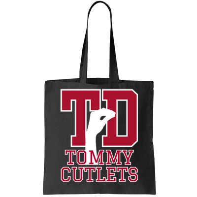 Ny Italian Hand Gesture Tommy Cutlets Football Quarterback Tote Bag