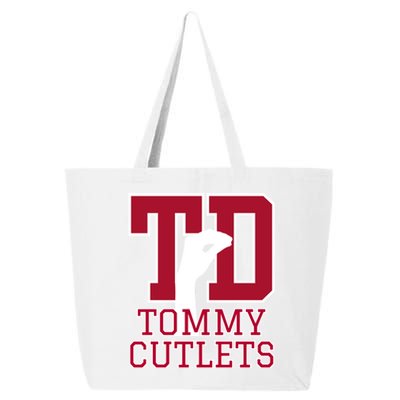 Ny Italian Hand Gesture Tommy Cutlets Football Quarterback 25L Jumbo Tote