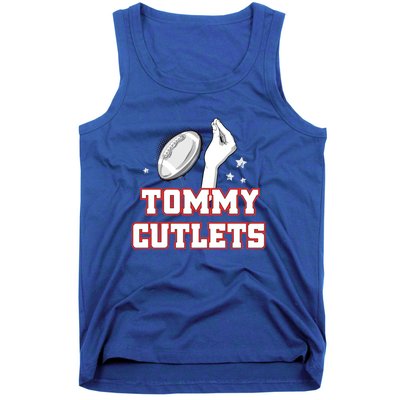 Ny Italian Hand Gesture Tommy Cutlets Football Quarterback Tank Top