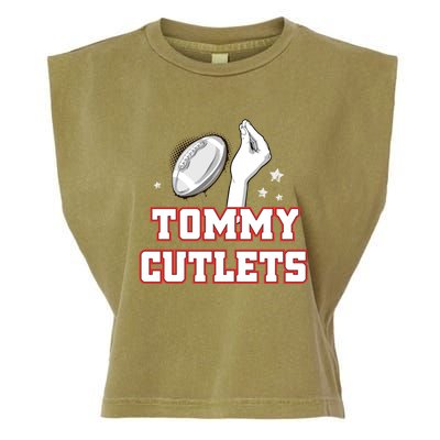 Ny Italian Hand Gesture Tommy Cutlets Football Quarterback Garment-Dyed Women's Muscle Tee