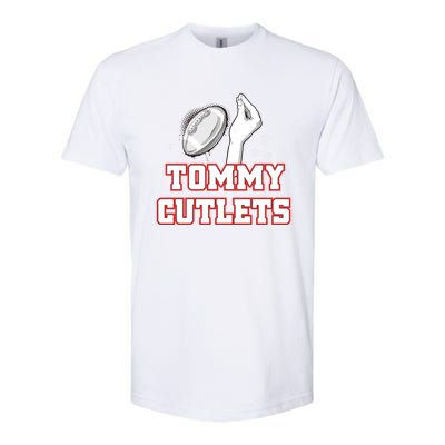 Ny Italian Hand Gesture Tommy Cutlets Football Quarterback Softstyle® CVC T-Shirt