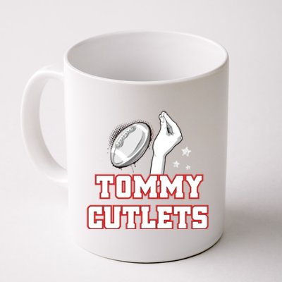 Ny Italian Hand Gesture Tommy Cutlets Football Quarterback Coffee Mug