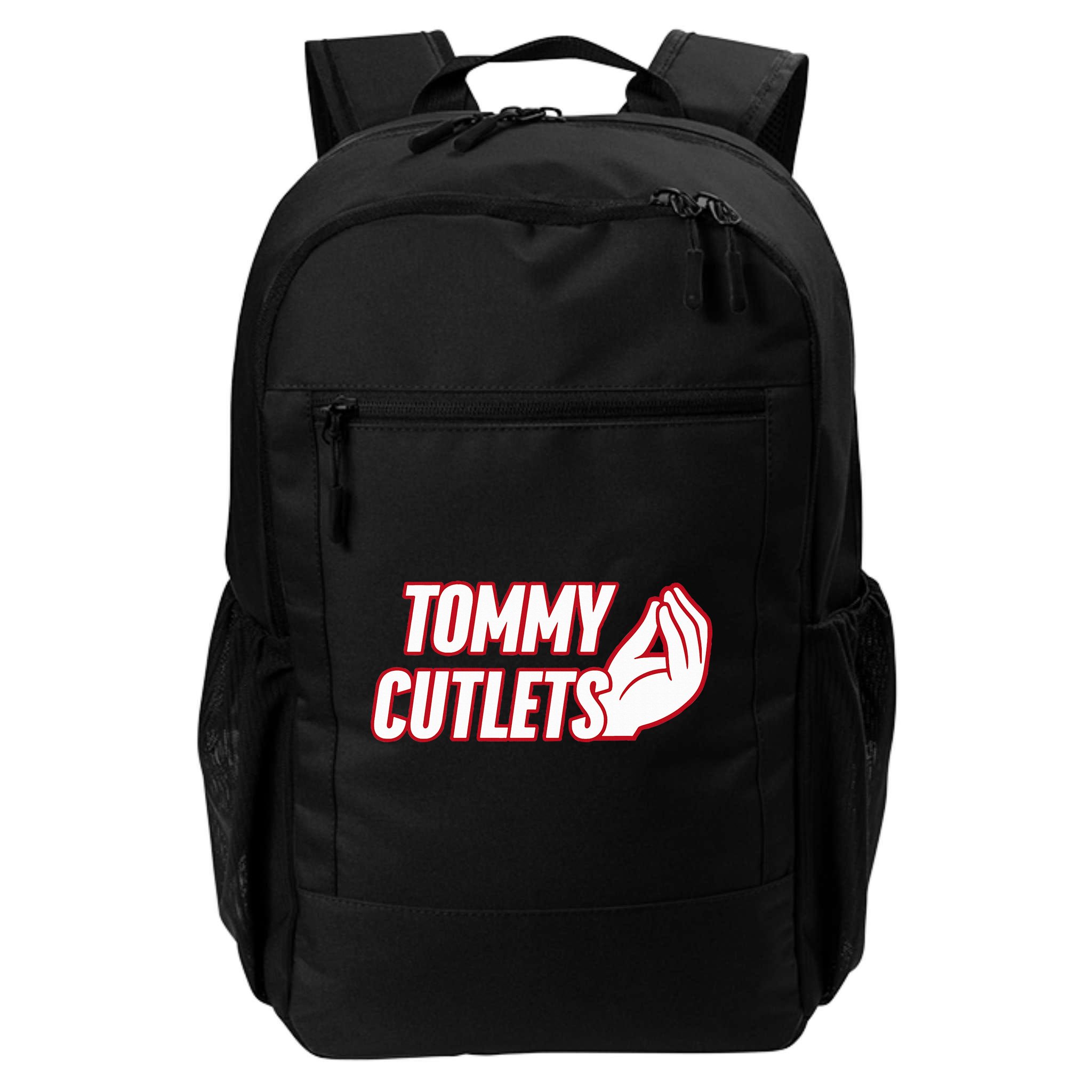 NY Italian Hand Gesture Tommy Cutlets Football Quarterback  Backpack