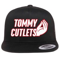 NY Italian Hand Gesture Tommy Cutlets Football Quarterback  Flatbill Hat