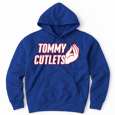 NY Italian Hand Gesture Tommy Cutlets Football Quarterback  Hoodie