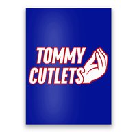 NY Italian Hand Gesture Tommy Cutlets Football Quarterback  Poster