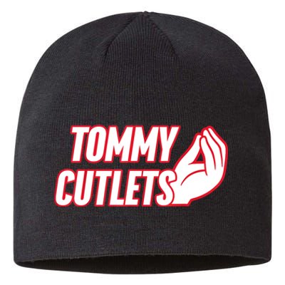 Ny Italian Hand Gesture Tommy Cutlets Football Quarterback Sustainable Beanie