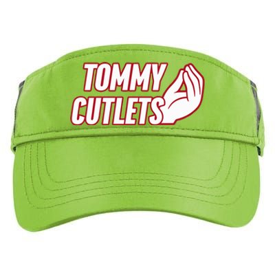 Ny Italian Hand Gesture Tommy Cutlets Football Quarterback Adult Drive Performance Visor