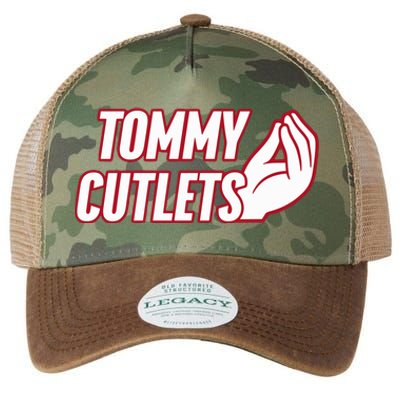 Ny Italian Hand Gesture Tommy Cutlets Football Quarterback Legacy Tie Dye Trucker Hat