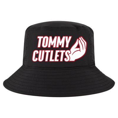 Ny Italian Hand Gesture Tommy Cutlets Football Quarterback Cool Comfort Performance Bucket Hat