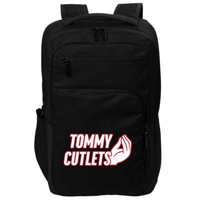 Ny Italian Hand Gesture Tommy Cutlets Football Quarterback Impact Tech Backpack